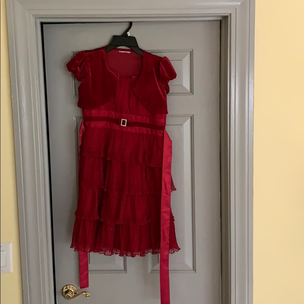 Kids Red Formal Dress